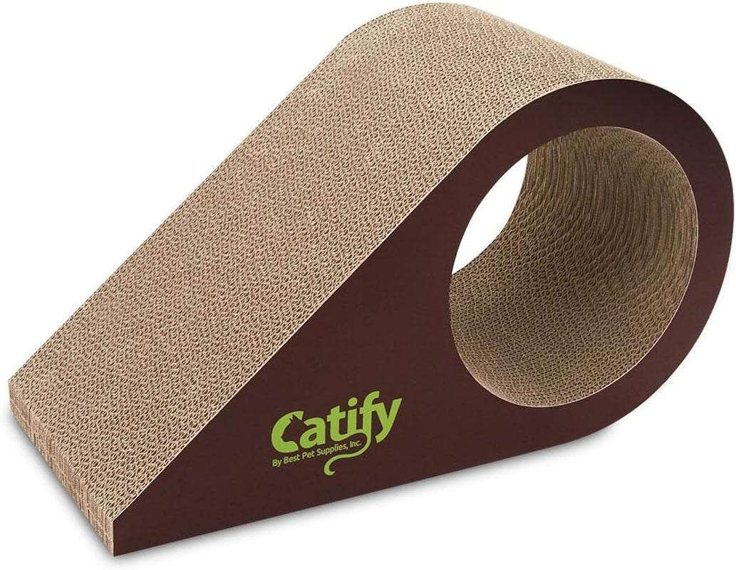 Catify Corrugated Cardboard Cat Scratcher - Droplet