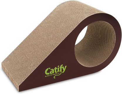 Catify Corrugated Cardboard Cat Scratcher - Droplet