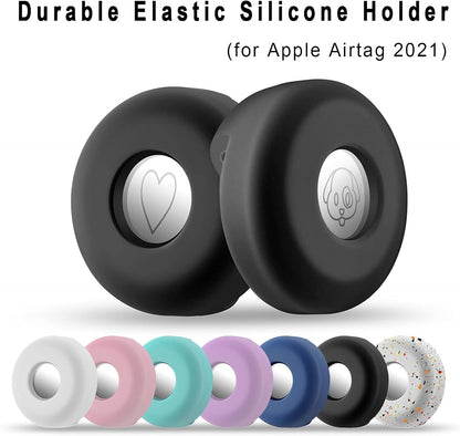 For Airtag Holder for Dog Collar,  Silicone Air Tag Case Cover