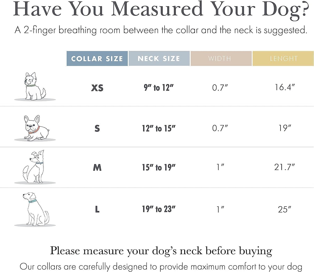 Cupertino Dog Collars, Harnesses & Leashes Made from Vegan Leather with Dog Tracker Device Holder Adjustable Dog Collar - Color Beige, Large