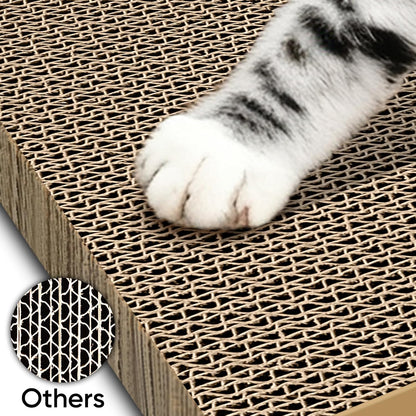 Cat Scratcher 8-Pack Refills, Large Cardboard Pads for Indoor Cats