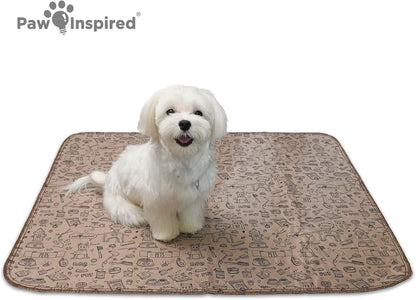 Washable Pee Pads for Dogs | Reusable Puppy Pads | Waterproof Whelping Pads | Washable Training Pet Pads, Washable Potty Pads Extra Large Sizes (Classic, 32X30" - Pattern (2 Pack))