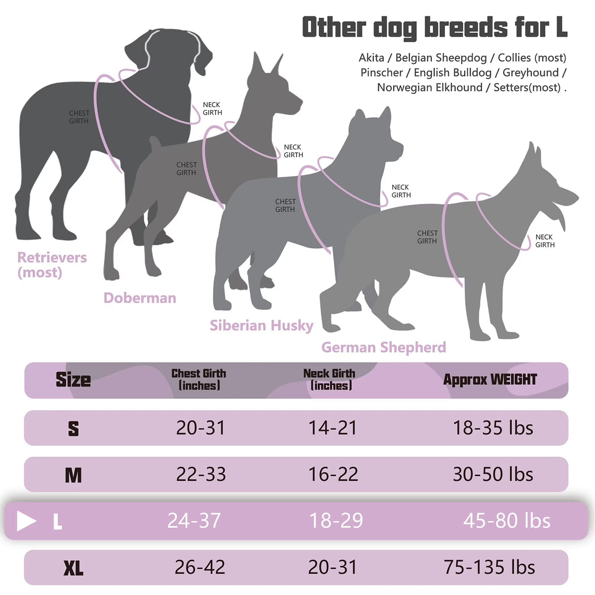 No Pull Dog Harness for Large Dogs, Service Vest Harness, Adjustable Easy on Harness with Handle, Reflective Soft Padded Dog Harness Vest, Outdoor Training Running Dog Harness, Purple Camo