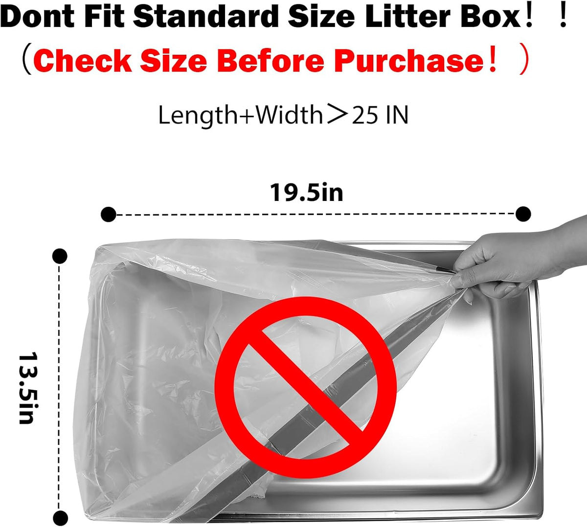 160 Count Cat Litter Box Liners for Automatic Cat Litter Box and Litter Box Robot 4/3, Extra Thick,Heavy-Duty,Eonomy Bulk Pack