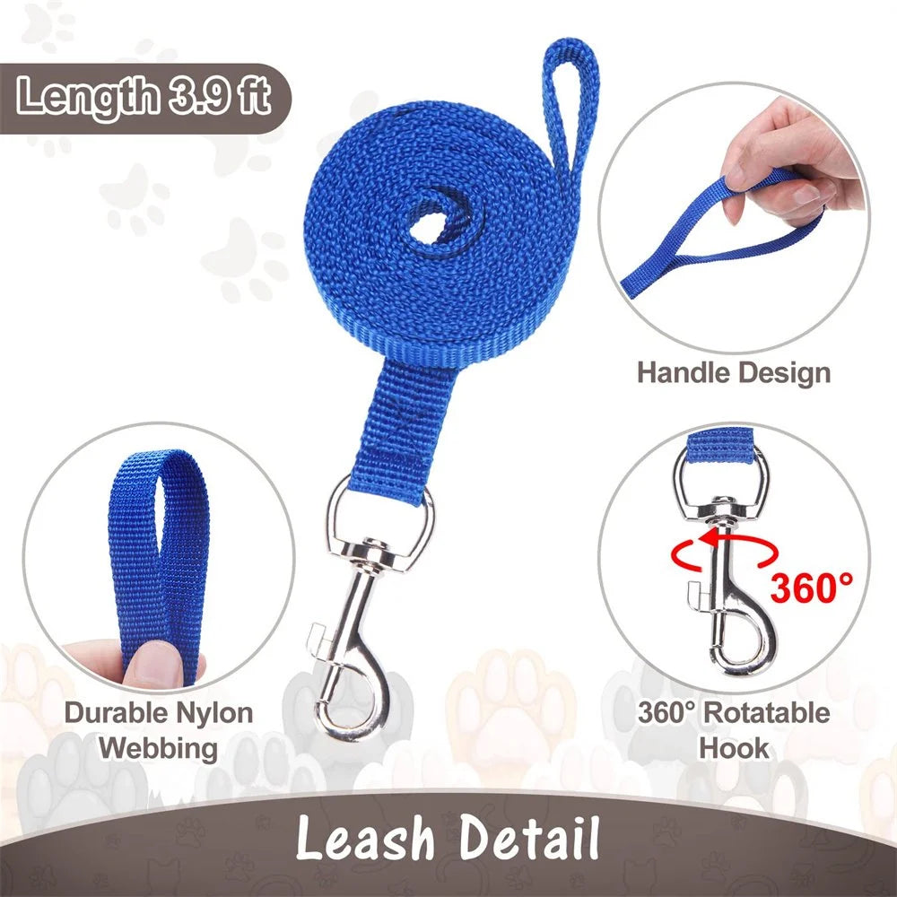 Cat Harness and Leash Set for Walking Cat and Small Dog Harness Soft Mesh Puppy Harness Adjustable Cat Vest Harness with Reflective Strap Comfort Fit for Pet Kitten Puppy Rabbit