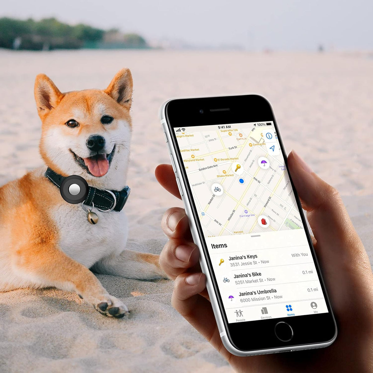 For Airtag Holder for Dog Collar,  Silicone Air Tag Case Cover