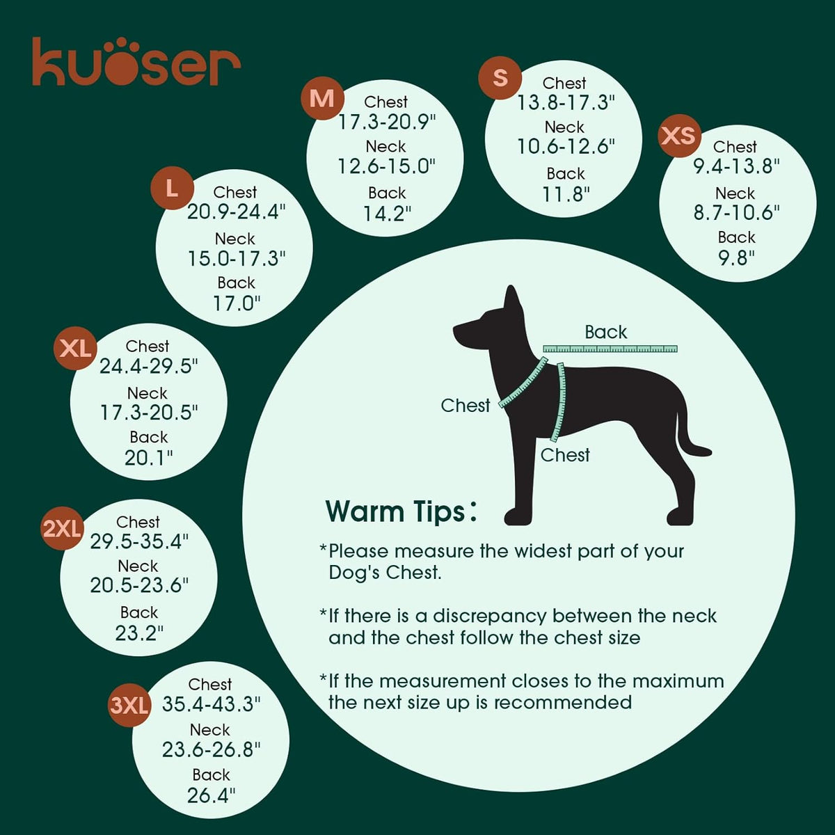 Waterproof Dog Coat, Warm Reversible Dog Jacket with Leash Hole