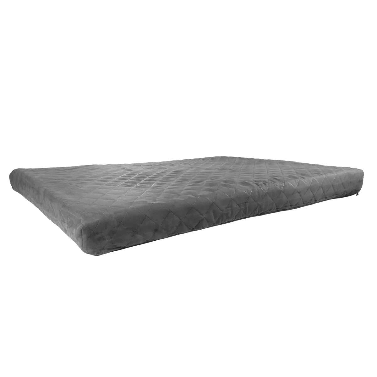 Waterproof Dog Bed – 2-Layer Memory Foam Dog Bed with Removable Machine Washable Cover – 36X27 Dog Bed for Large Dogs up to 75Lbs by PETMAKER (Gray)