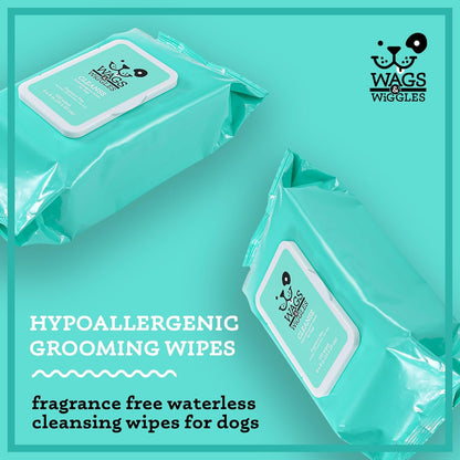 Hypoallergenic Dog Wipes, Fragrance-Free, 100 Count
