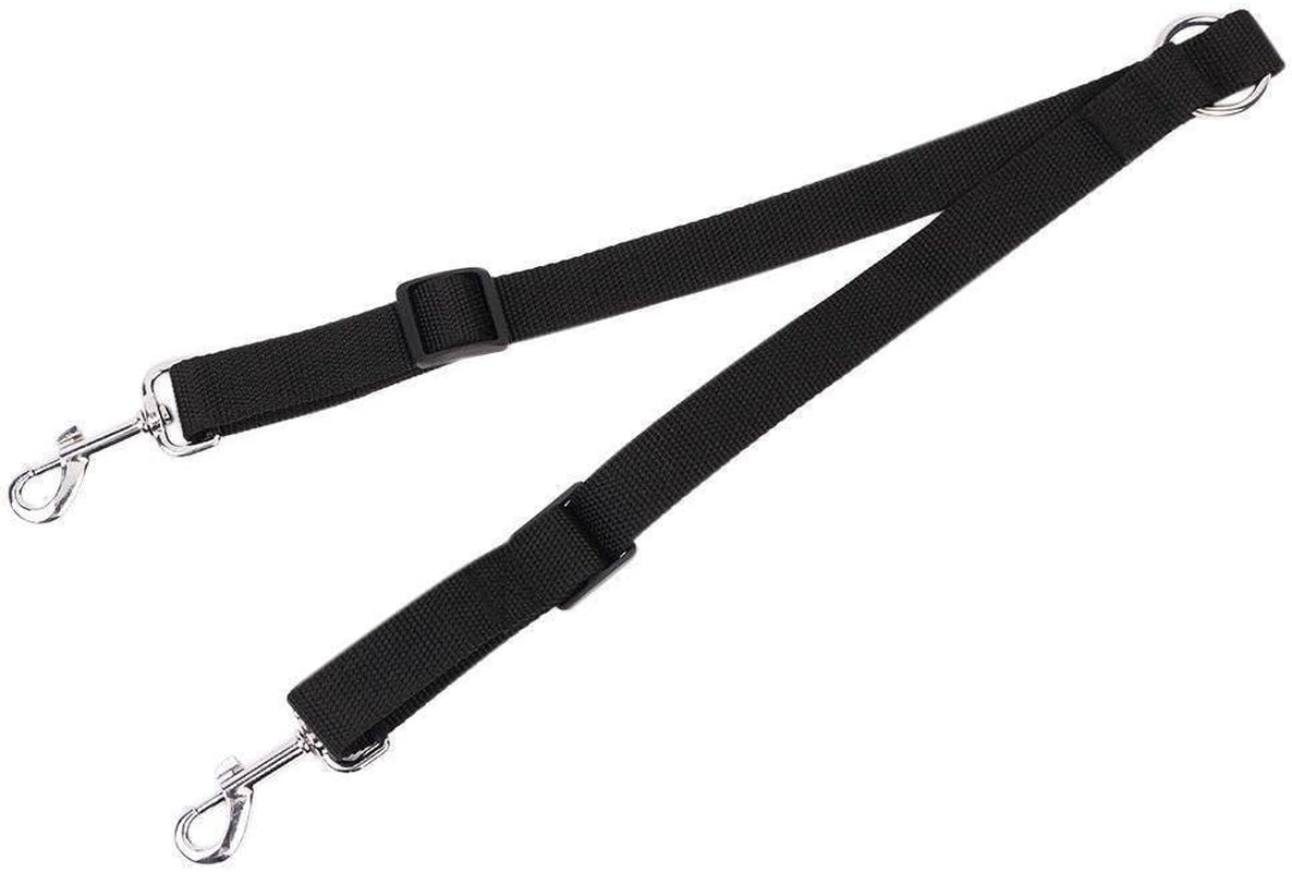 No Tangle Dog Leash Coupler, Dual Double Dog Adjustable Splitter Lead Sturdy Walker Trainer Leash for Two Dogs…