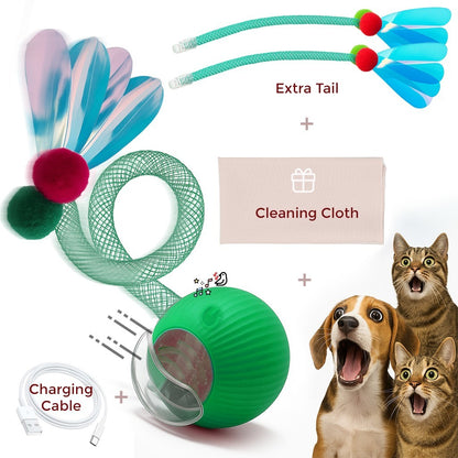 Automatic Rolling Ball for Cats – Rechargeable Smart Interactive Toy, Durable