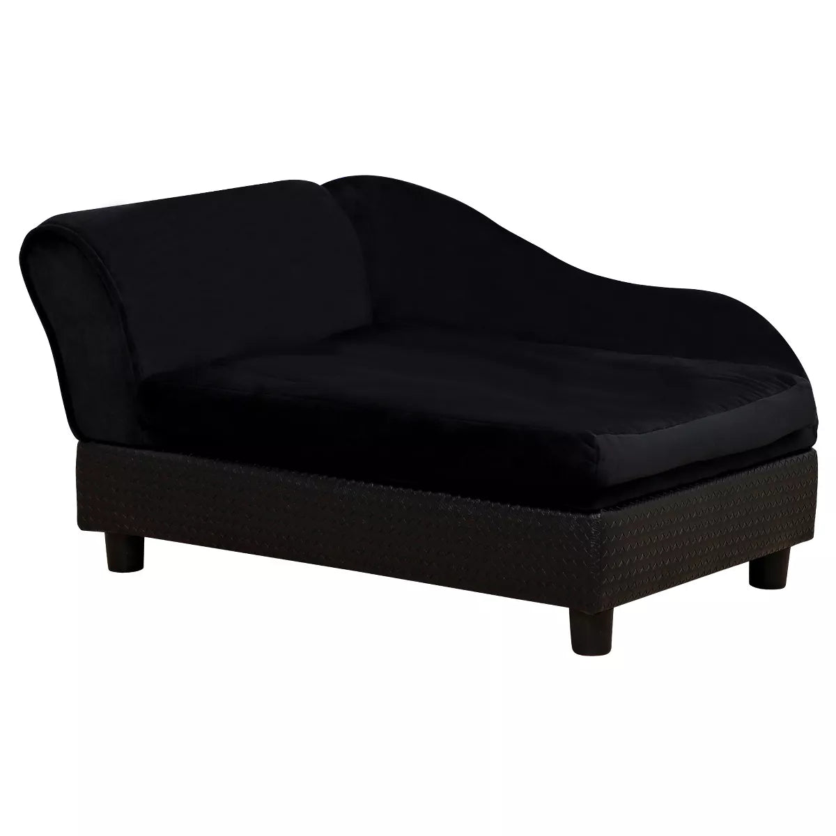 Pawhut Fancy Dog Bed for Small Dogs with Hidden Storage, Small Dog Couch with Soft Foam, Dog Sofa Bed, Cushy Dog Bed