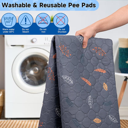Washable Pee Pads for Dogs, Reusable Puppy Pads for Dog Playpen 2PC