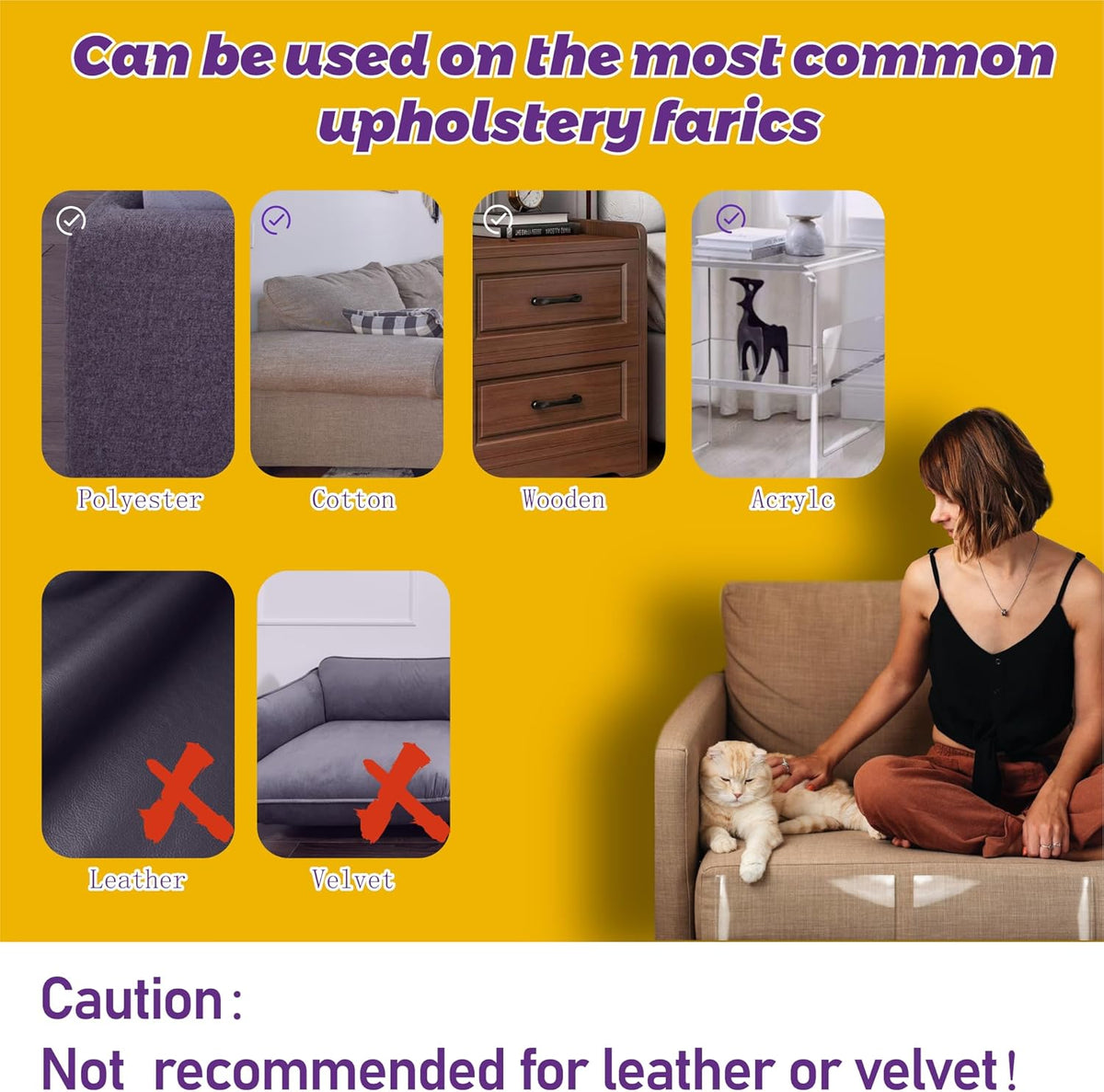 Cat Scratch Furniture Protector, 12-Pack Clear Sofa Guards