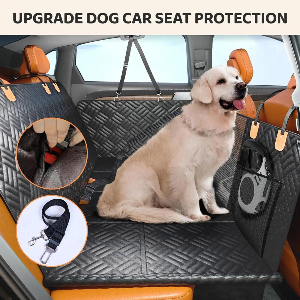 Dog Car Seat Cover Back Hard Bottom Extender for Dogs Supports 400LBS Pet USA