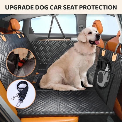 Dog Car Seat Cover Back Hard Bottom Extender for Dogs Supports 400LBS Pet USA