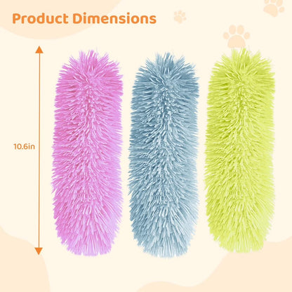 3Pcs Catnip Toys, Interactive Cat Kicker Toys, Soft Plush PP Cotton Stuffed Pillows for Cats Kittens, Indoor Plush Toys to Promote Chewing, Exercising