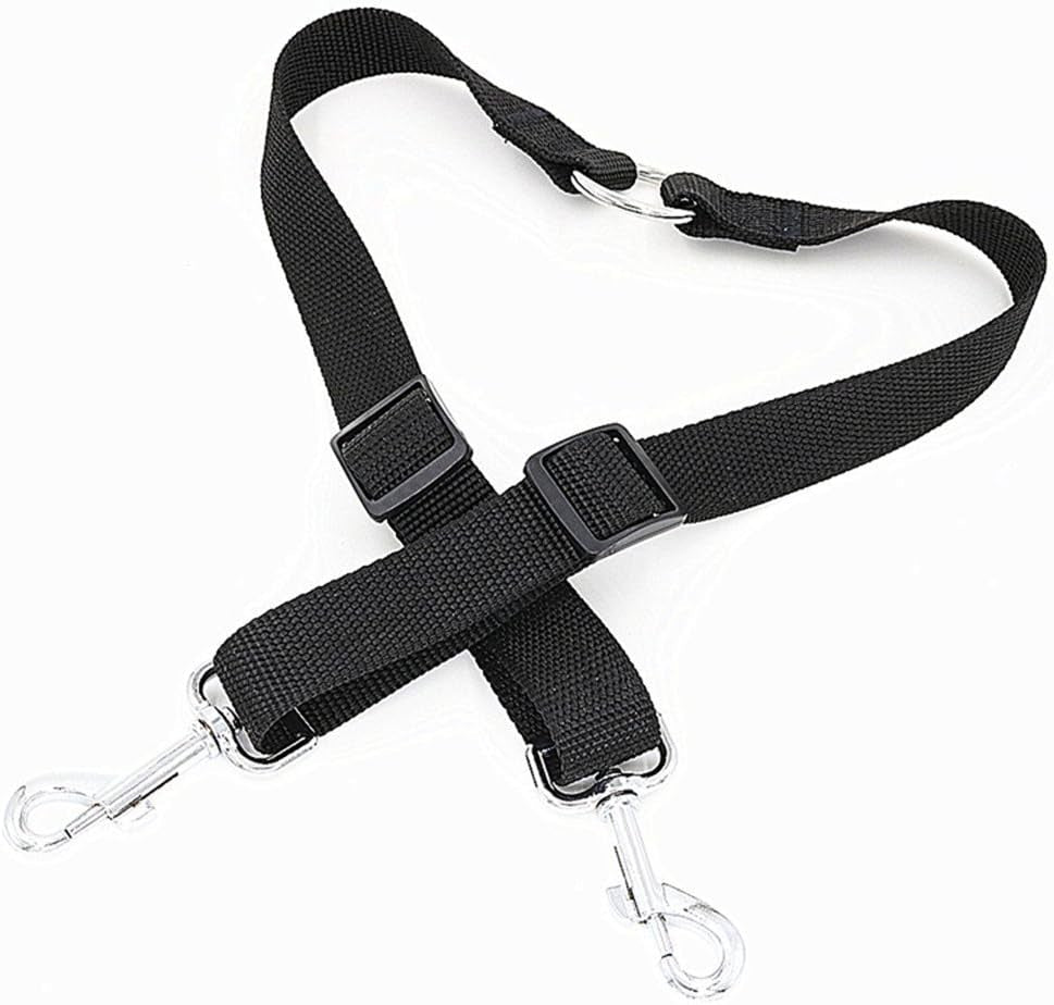 No Tangle Dog Leash Coupler, Dual Double Dog Adjustable Splitter Lead Sturdy Walker Trainer Leash for Two Dogs…