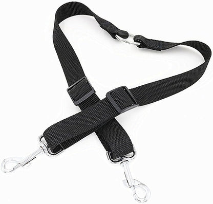No Tangle Dog Leash Coupler, Dual Double Dog Adjustable Splitter Lead Sturdy Walker Trainer Leash for Two Dogs…