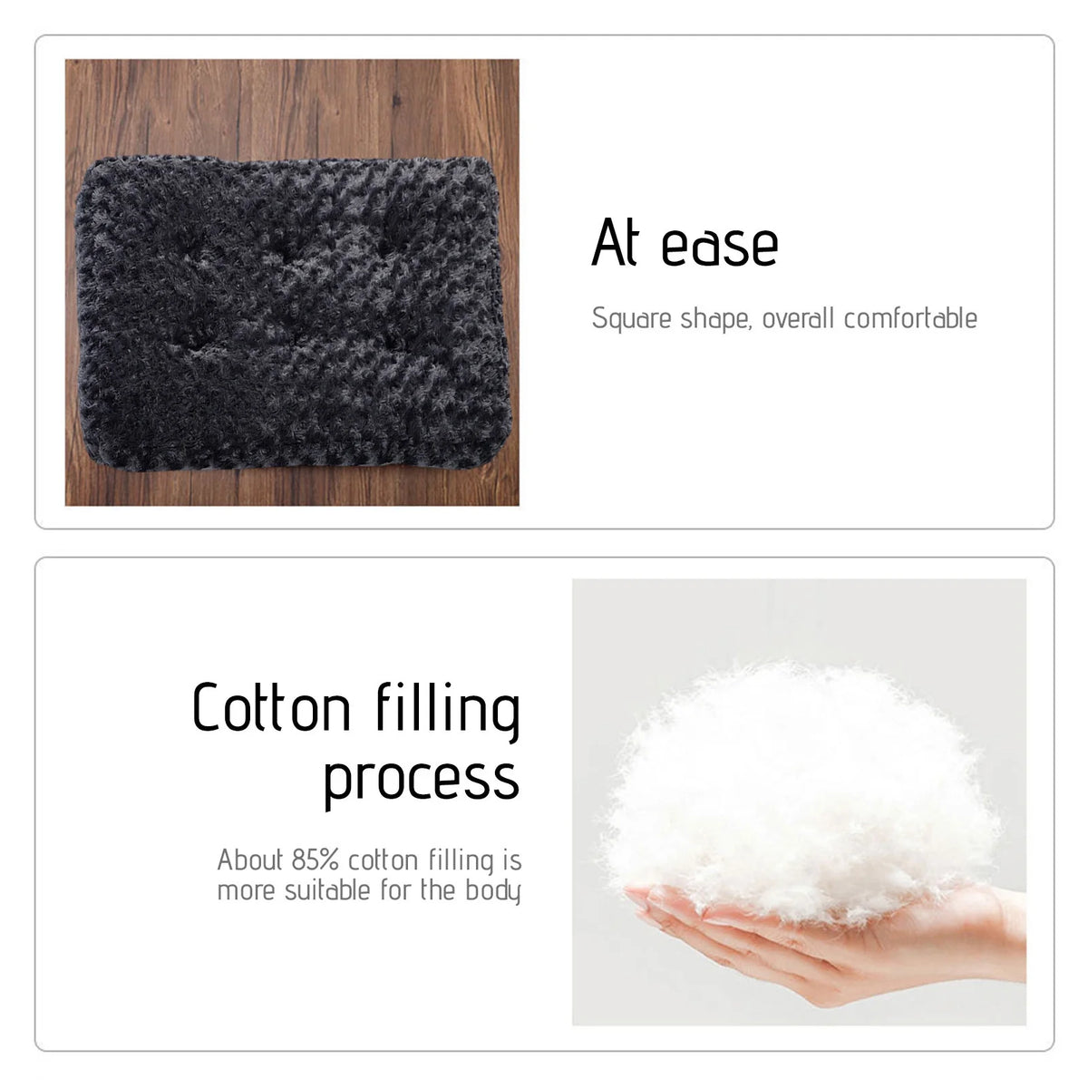 Clearance!  Dog Bed,Orthopedic Crate Foam Dog Bed,Waterproof Dog Mattress Nonskid Bottom,Comfy Anxiety Pet Bed Mat