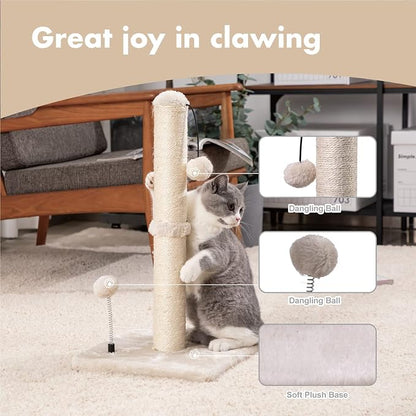 Cat Scratching Post with Hanging Ball