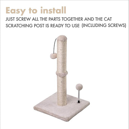 Cat Scratching Post with Hanging Ball