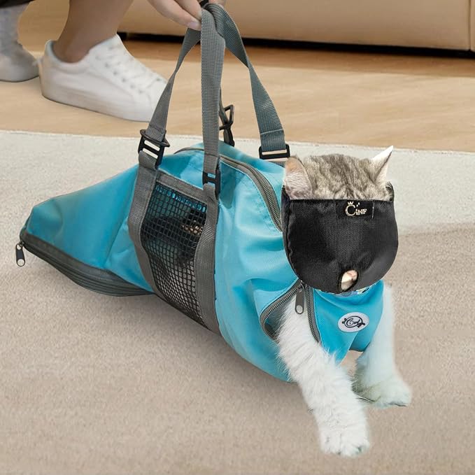 Cat Restraint Grooming Bag