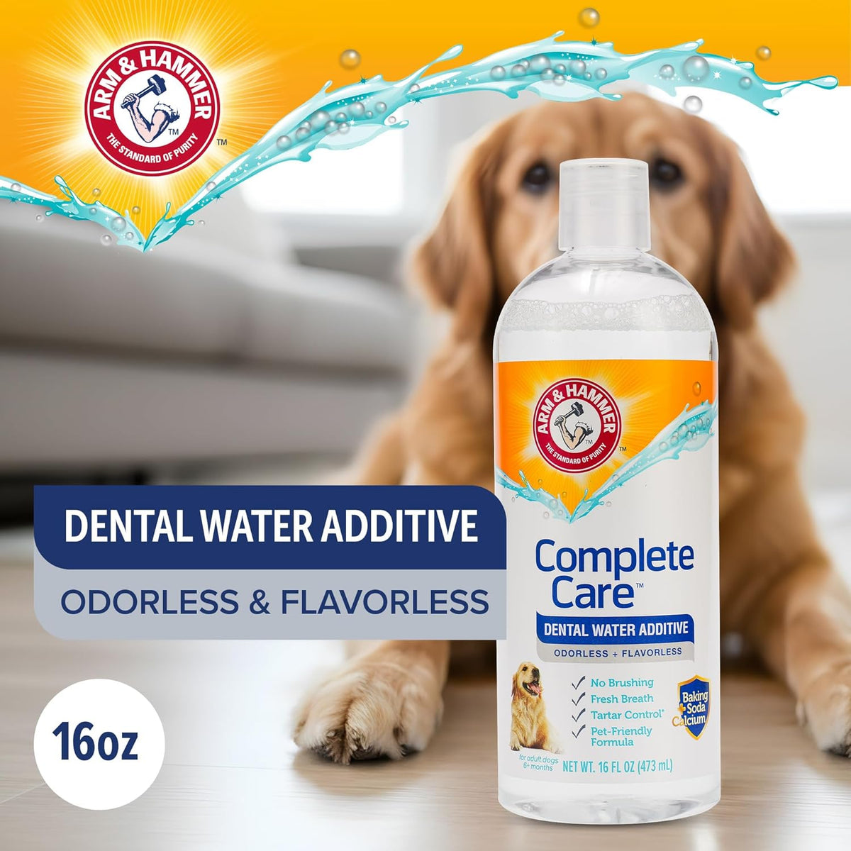 Complete Care Dog Dental Water Additive, 16 Fl Oz