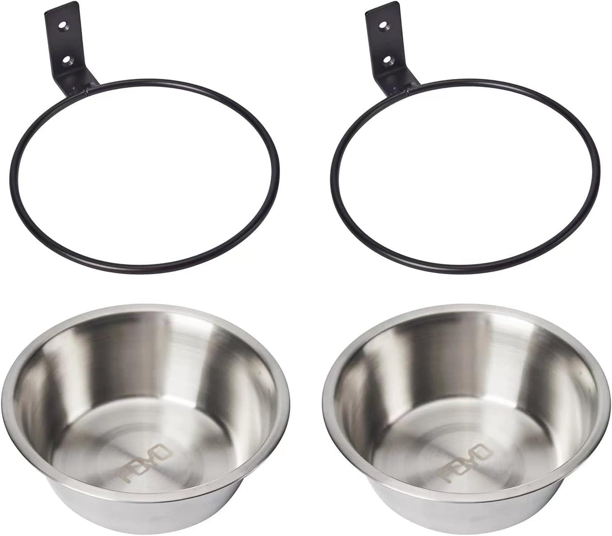 Elevated Cat Bowls, Raised Cat Food and Water Bowls,Wall Mounted Pet Comfort Feeding Bowls