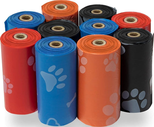Poop Bags for Dogs - Assorted Colors, 150 Count