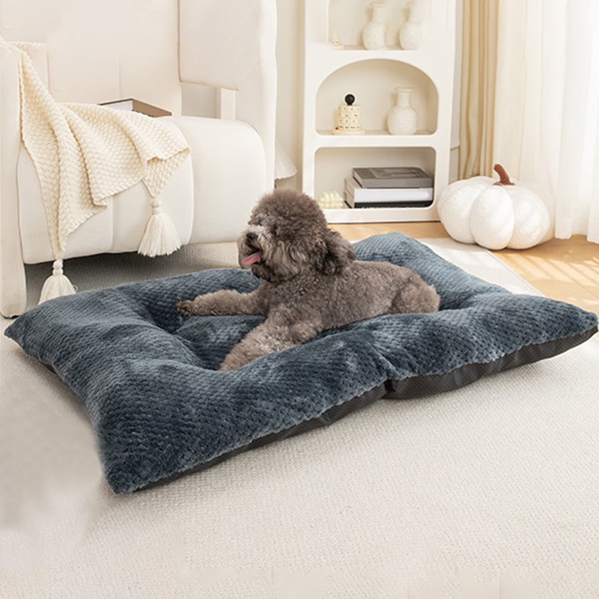 Warm Pet Cave Cozy Dog House Bed Cute Cat Cushion Indoor Cat House Soft Cat Tent Bed Pet Supplies Black of Friday