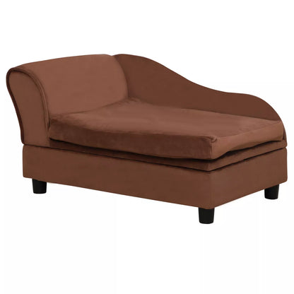 Pawhut Fancy Dog Bed for Small Dogs with Hidden Storage, Small Dog Couch with Soft Foam, Dog Sofa Bed, Cushy Dog Bed