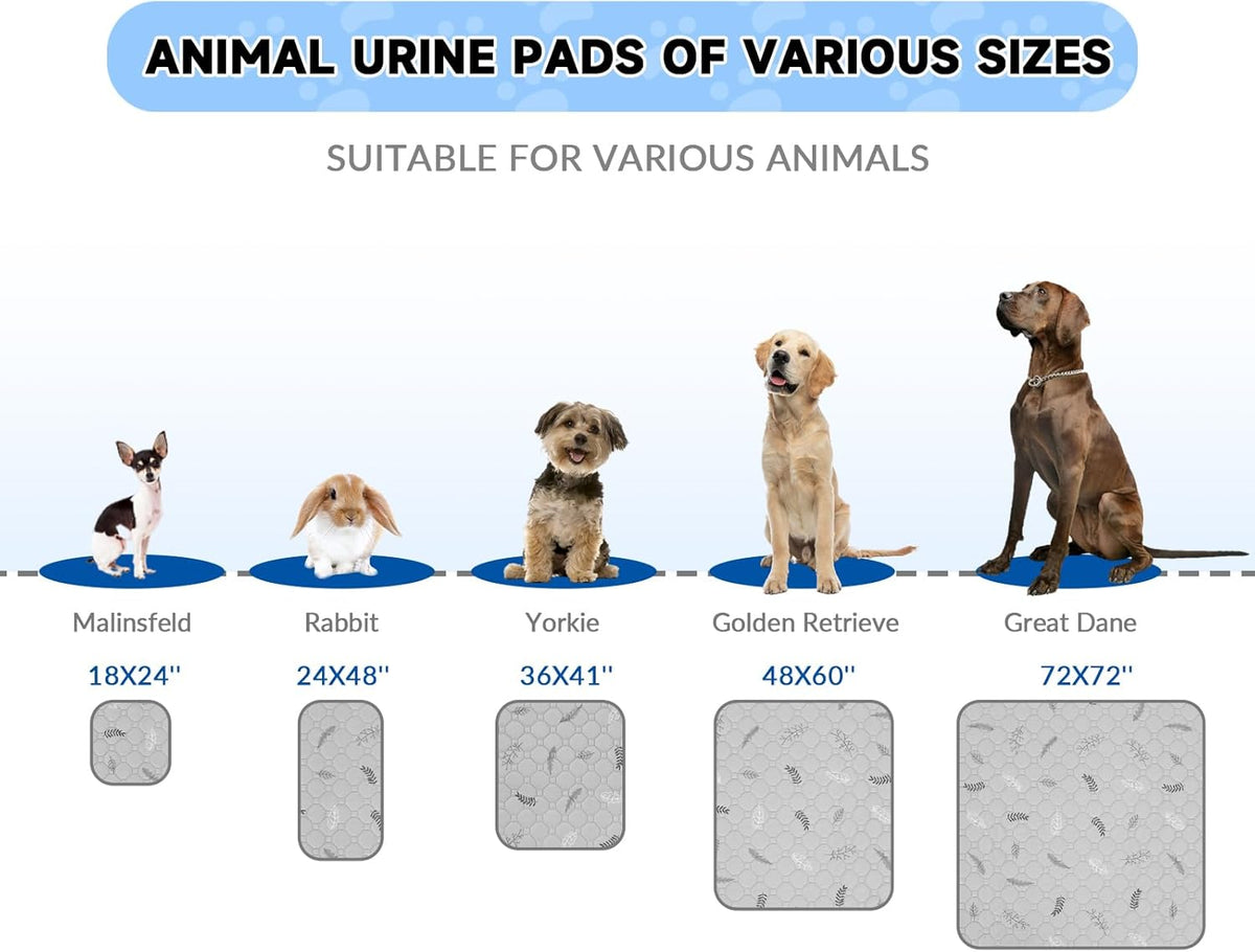 Washable Pee Pads for Dogs, Reusable Puppy Pads for Dog Playpen 2PC
