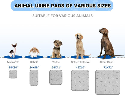 Washable Pee Pads for Dogs, Reusable Puppy Pads for Dog Playpen 2PC