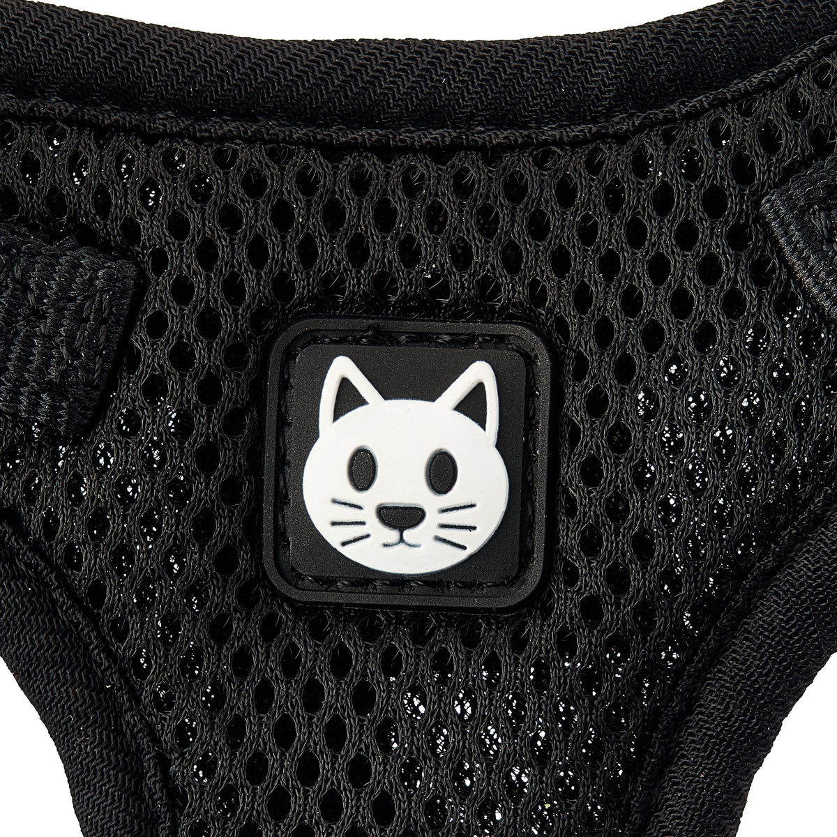 Adjustable Cat Harness and Leash Set, Black, One Size