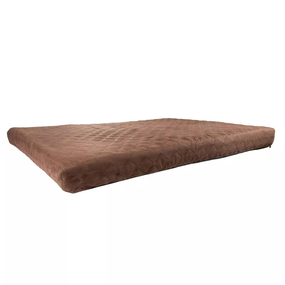 Waterproof Dog Bed – 2-Layer Memory Foam Dog Bed with Removable Machine Washable Cover – 36X27 Dog Bed for Large Dogs up to 75Lbs by PETMAKER (Brown)