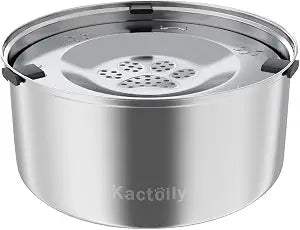 Stainless Steel Slow Dog Water Bowl – 3L