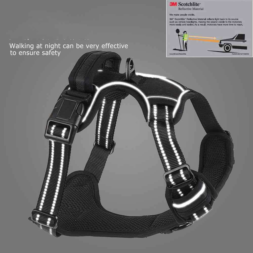 No Pull Dog Harness - Breathable & Reflective Vest for Ultimate Comfort