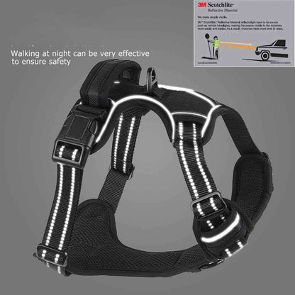No Pull Dog Harness - Breathable & Reflective Vest for Ultimate Comfort