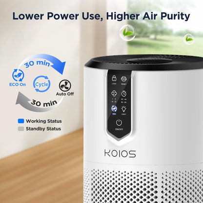 C150 Air Purifiers for Home&2 Pack Air Purifier Filter, Official Certified H13 True HEPA Replacement Filter