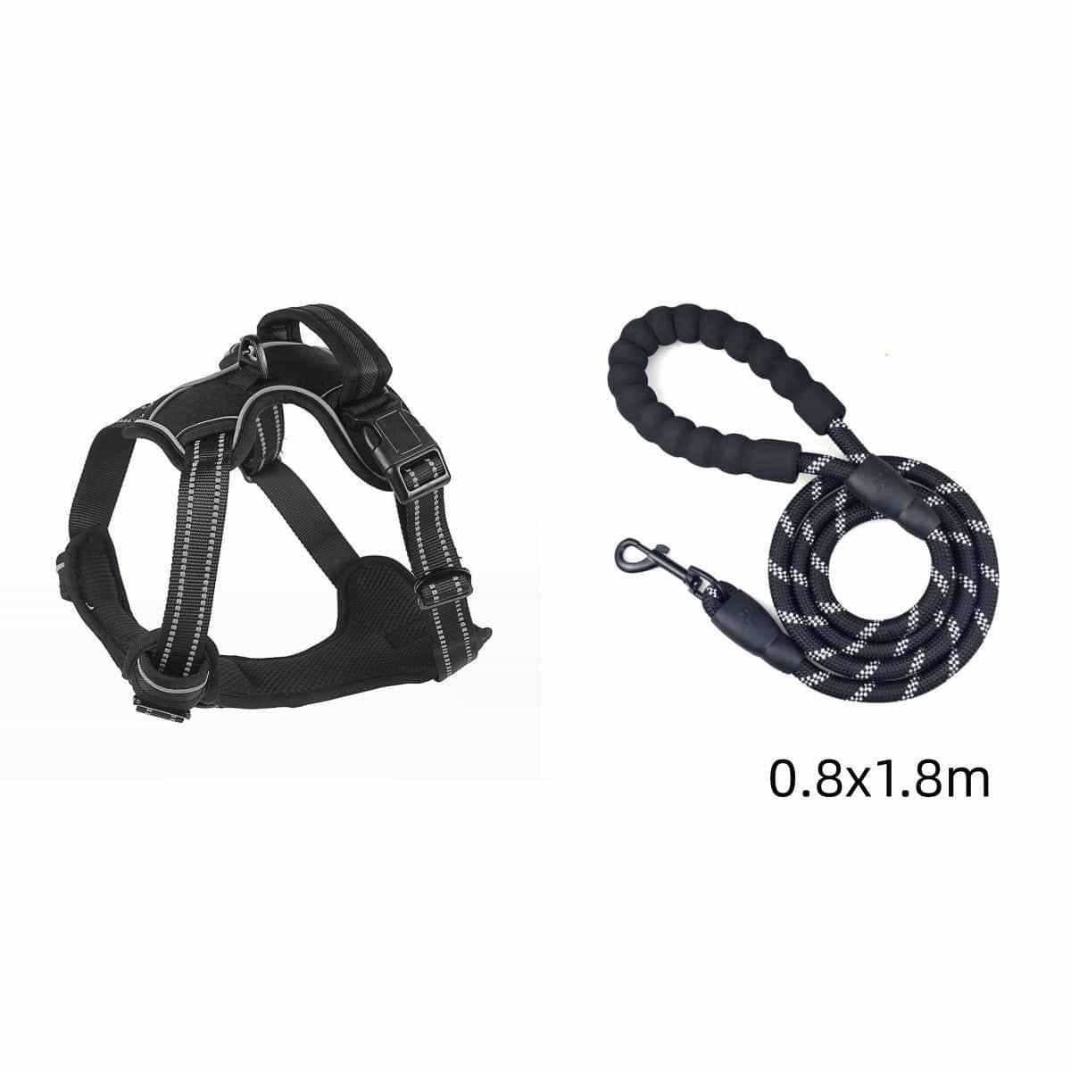No Pull Dog Harness - Breathable & Reflective Vest for Ultimate Comfort