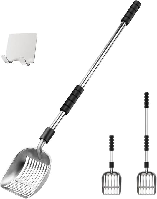 Long Handle Metal Cat Litter Scoop
